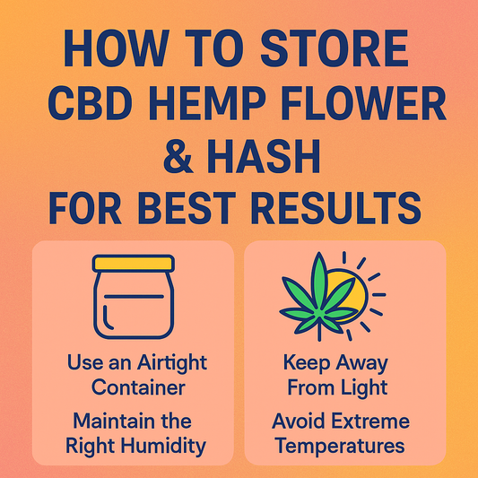 How to Store CBD Hemp Flower and Hash for Best Results