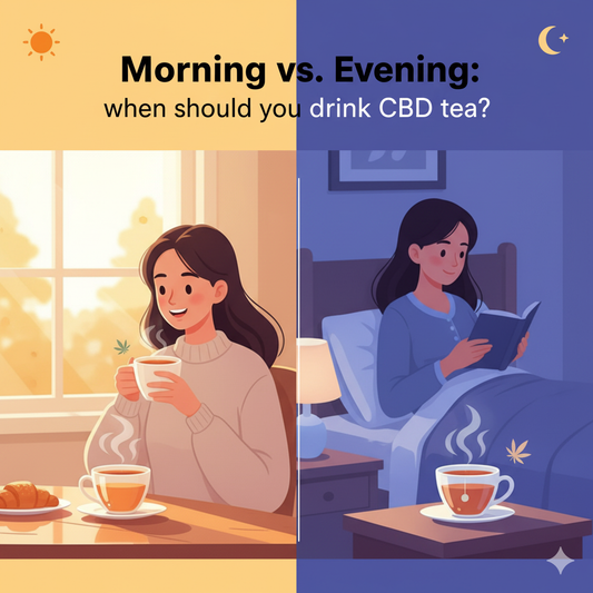 Morning vs. Evening: When Should You Drink CBD Tea? ☕🌿