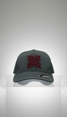 Boshi Ultra grey and maroon/red logo cap Calm Leaf merchandise