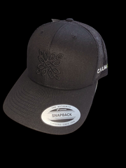 Calm Leaf Snapback (Black Logo)