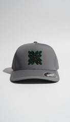 Grey Boshi Ultra Black/Green Logo Cap