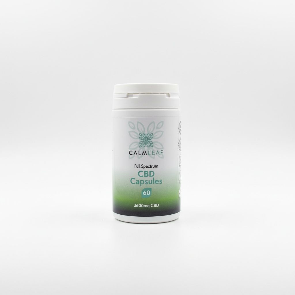 CBD Capsules 60mg x 60 from Calm Leaf