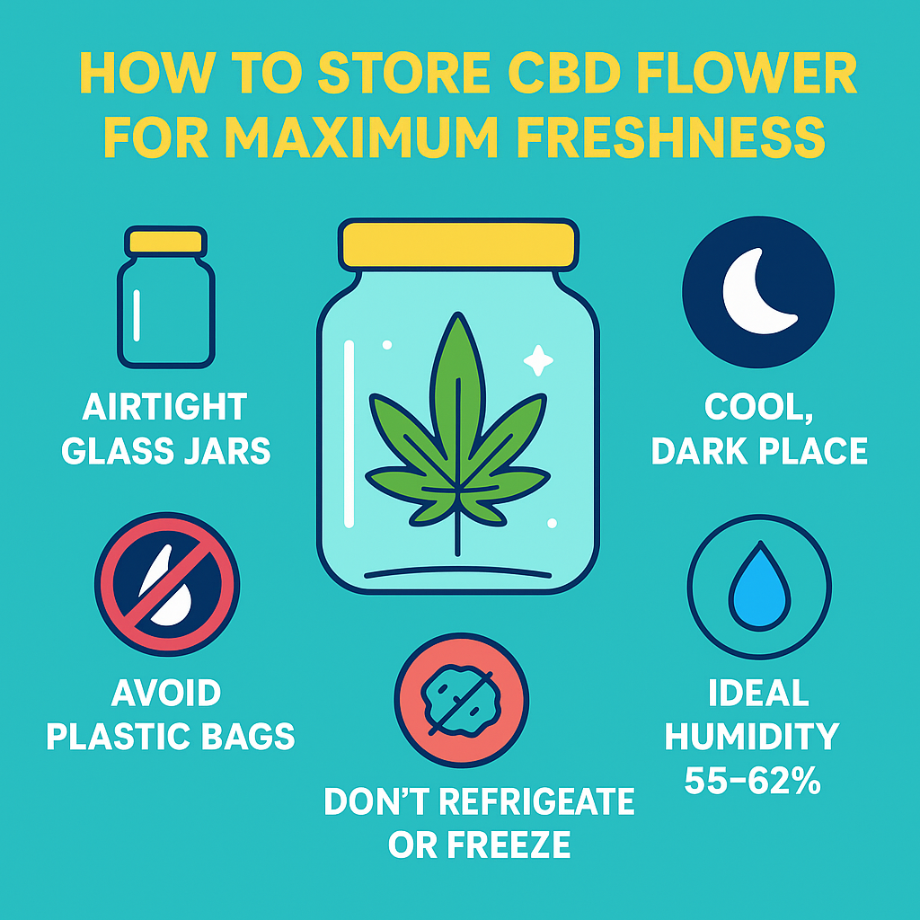 How to Store CBD Flower for Maximum Freshness 🌿