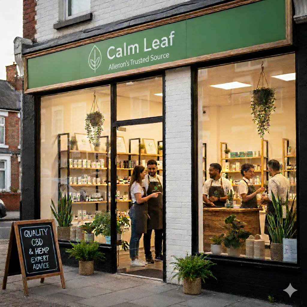 Why Allerton Chooses Calm Leaf for CBD & Hemp Products