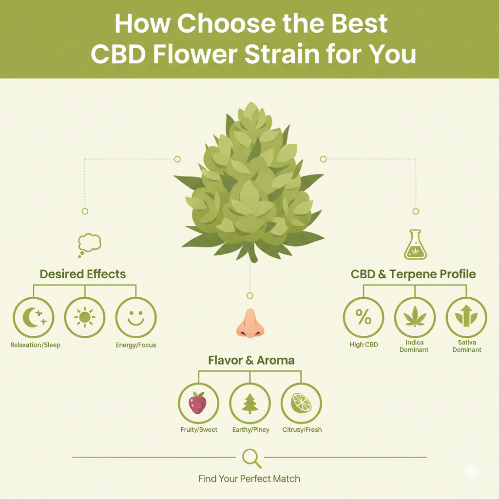 How to Choose the Best CBD Flower Strain for You?
