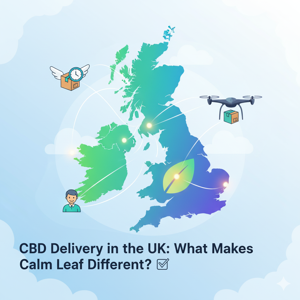 CBD Delivery in the UK: What Makes Calm Leaf Different?