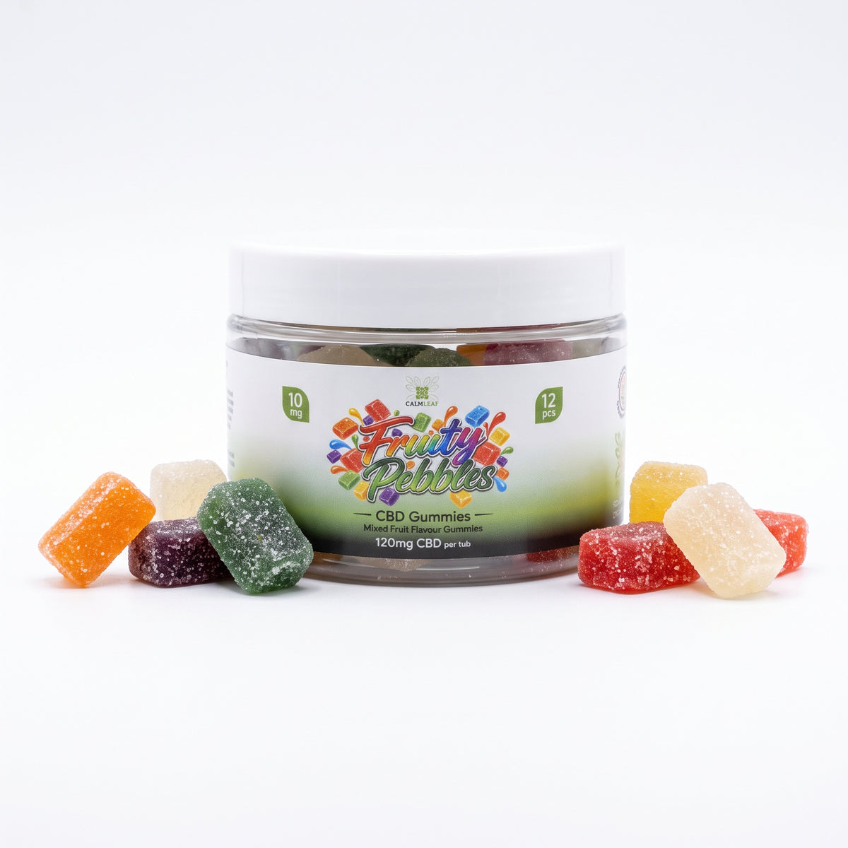 10mg Fruity Pebbles CBD Gummies (120mg tub)