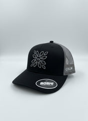Calm Leaf Black/Grey Cap