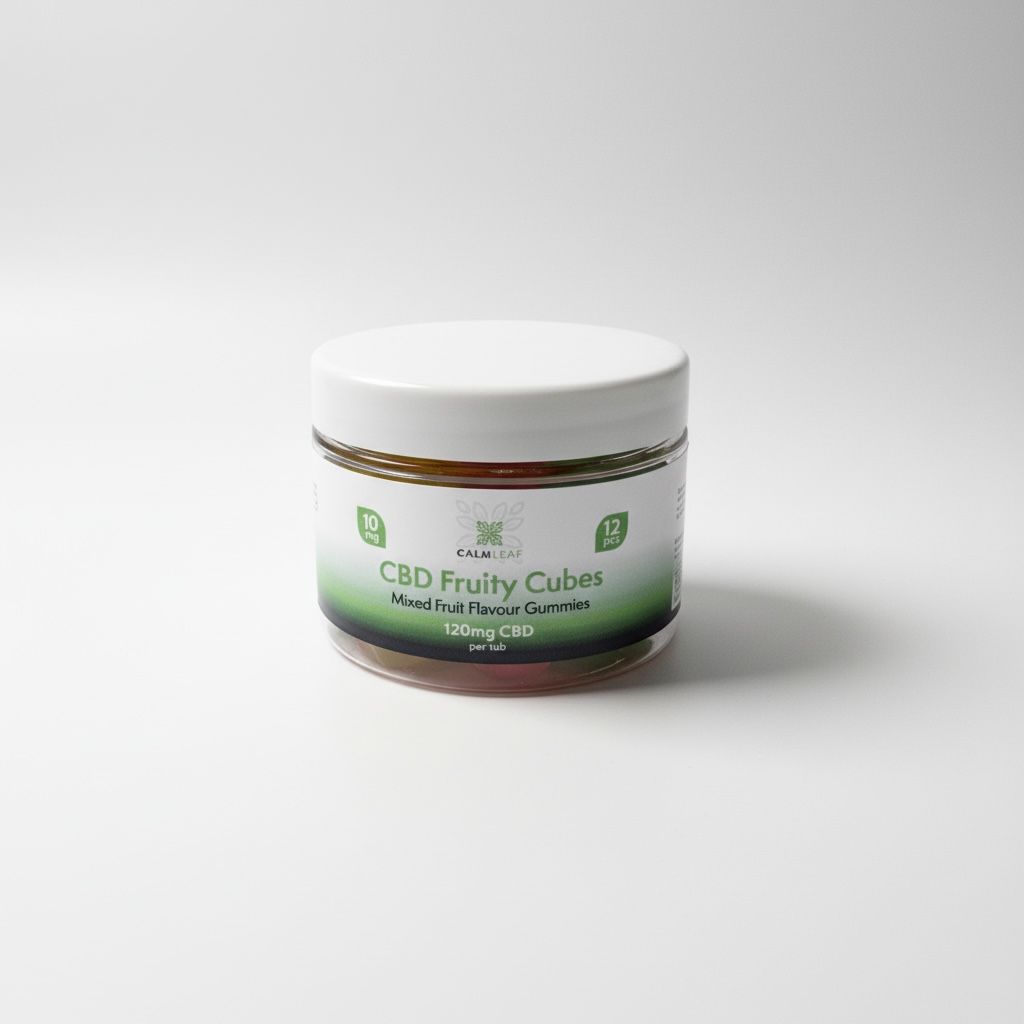 10mg Fruit Cubes CBD Gummies (200mg tub)