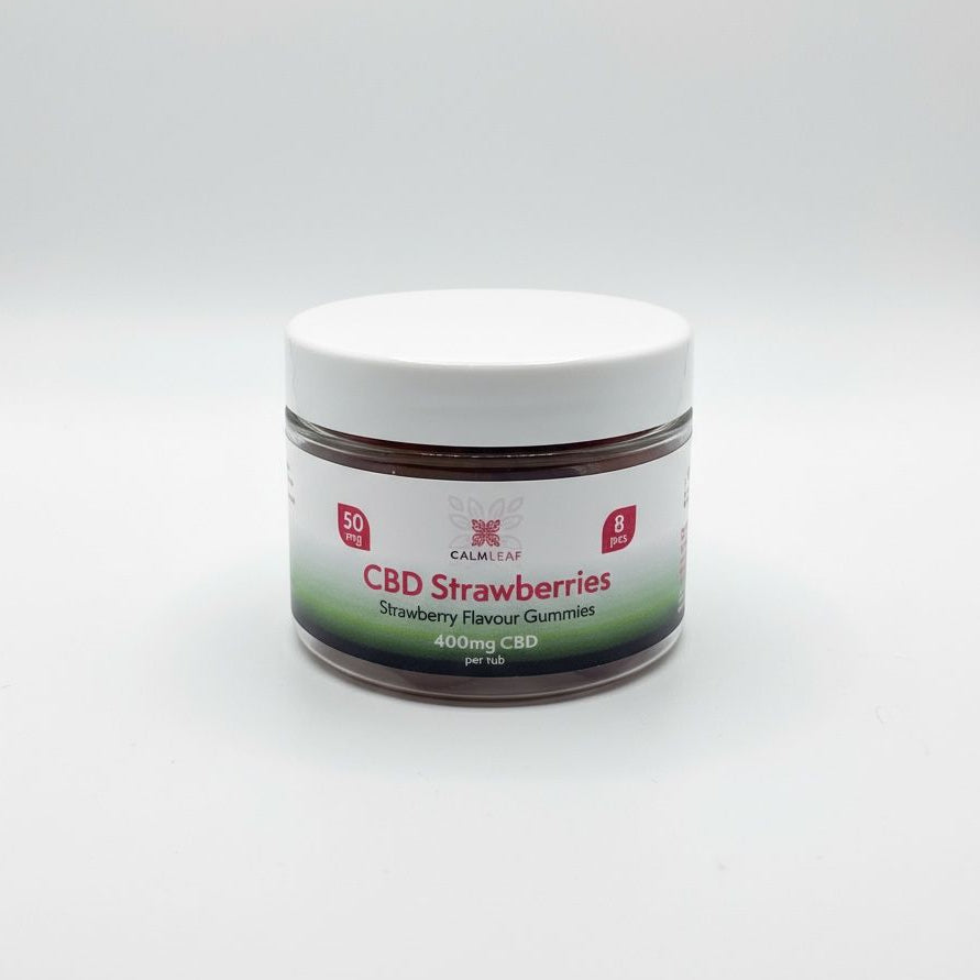 50mg Strawberries CBD Gummies (400mg)