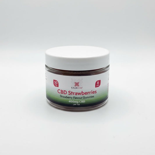 50mg Strawberries CBD Gummies (400mg)