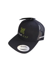 Black calm leaf cap with logo