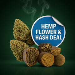 Calm Leaf hemp tea and CBD solid extract