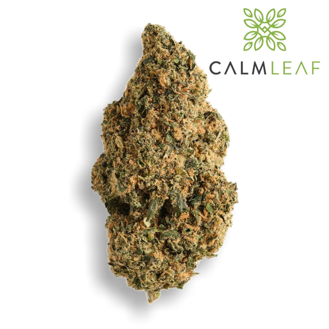 Biscoff hemp tea flower from Calm Leaf