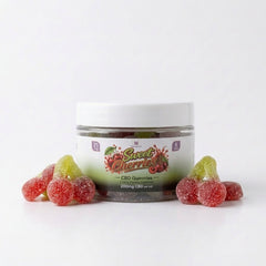 25mg Sweet Cherries CBD Gummies (200mg tub)