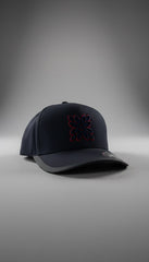 Navy Boshi Ultra Navy/Red Logo Cap