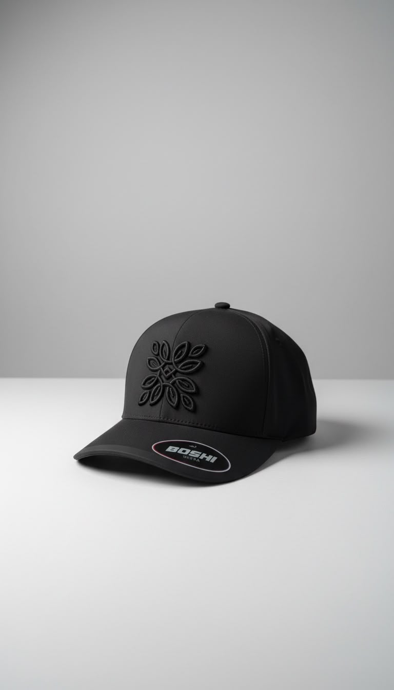 Black Boshi Ultra Triple Black Cap