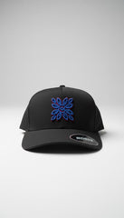 Black Boshi Ultra Blue/Red Logo Cap